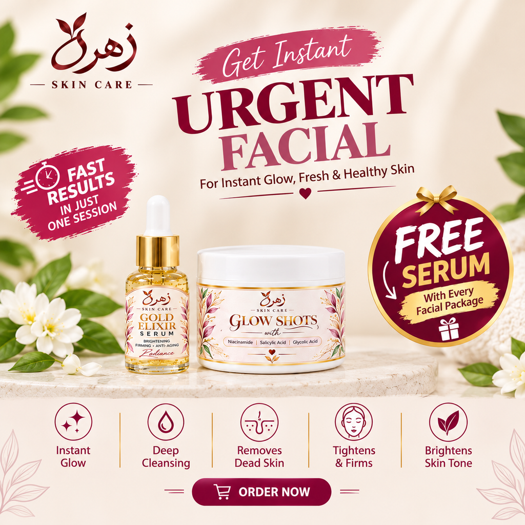 GLOW SHOT Whitening & Brightening Facial - With FREE GOLD ELIXIR